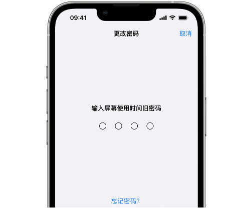 永善iPhone屏幕维修分享iPhone屏幕使用时间密码忘记了怎么办 