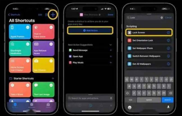 永善苹果14锁屏维修店分享iPhone14升级iOS16.4后如何创建锁屏快捷方式 