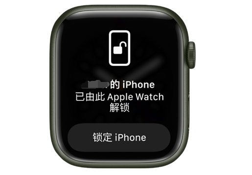 永善苹果手机维修分享用 AppleWatch 解锁配备面容 ID 的 iPhone方法 