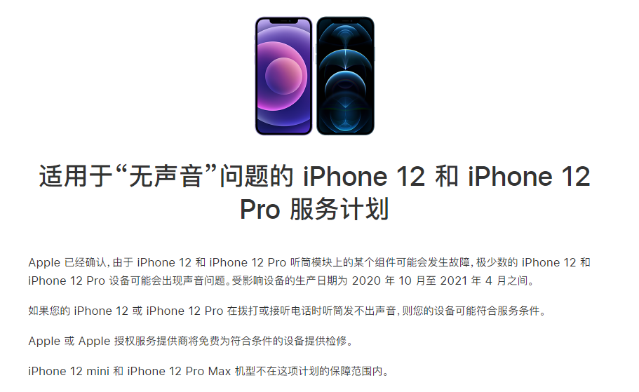 永善苹果手机维修分享iPhone 12/Pro 拨打或接听电话时无声音怎么办 